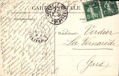 CPA Cauterets Cascade de Cerisey vue a Travers la Foret 