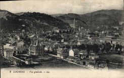CPA Lourdes Vue generale 