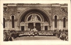 CPA Lourdes Entree du Rosaire 