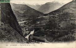 CPA Lourdes Vue du Pic du Jer 