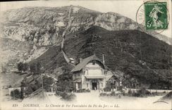 CPA Lourdes Le Chemin de Fer Funiculaire du Pic du Jer 