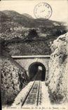 CPA Lourdes Funiculaire du Pic du Jer Le Tunnel 