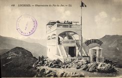 CPA Lourdes Observatoire du Pic du Jer 
