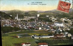 CPA Les Pyrenees Lourdes Vue generale 