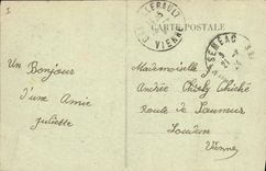 CPA Les Pyrenees Lourdes Vue generale et le Gave 