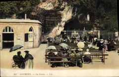 CPA Lourdes La Grotte 