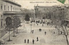 CPA Aix en Provence Place du Palais 