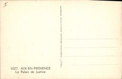 CPA Marius Bely rue Villeverte Aix en Provence 