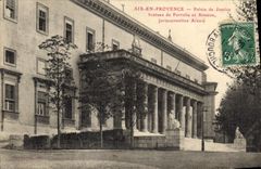 CPA Aix en Provence Palais de Justice Statues de Portalis et Simeon Jurisconsultes Airois 