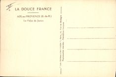 CPA Aix en Provence B du R Le Palais de Justice 