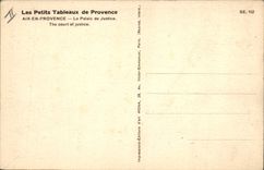 CPA Aix en Provence Le Palais de Justice 