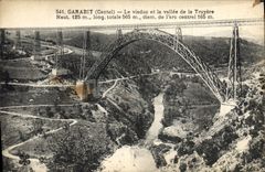 CPA Garabit Cantal Le Viaduc et la Vallee de la Truyere 