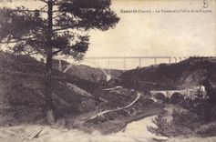 CPA Garabit Cantal Le Viaduc et la Vallee de la Truyere 