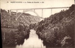 CPA Saint Flour Le Viaduc de Garabit 