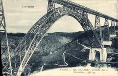 CPA L'Auvergne Cantal Garabit Grande Arche 