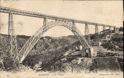 CPA Garabit Le Viaduc 