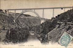 CPA Garabit Le Viaduc 