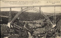 CPA Le Viaduc de Garabit La Grande Arche Centrale Aspect Nord 