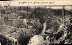 CPA Garabit Cantal Le Viaduc et la Vallee de la Truyere 