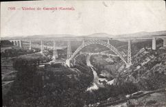 CPA Viaduc de Garabit Cantal 