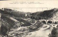 CPA Le Cantal Pittoresque Garabit Le Viaduc 