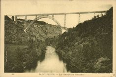 CPA Saint Flour Le Viaduc de Garabit 