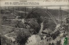 CPA L'Auvergne Cantal Garabit Le Viaduc et la Vallee de la Truyere 
