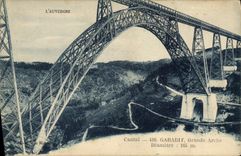CPA L'Auvergne Cantal Garabit Grande Arche 