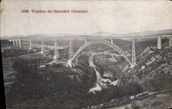 CPA Viaduc de Garabit Cantal 