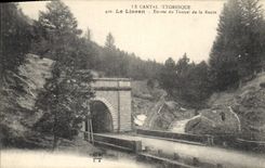 CPA Le Cantal Pittoresque Le Lioran Entree du Tunnel de la Route 