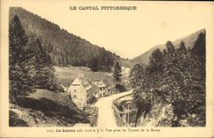 CPA Le Cantal Pittoresque Le Lioran Vue prise du Tunnel de la Route 