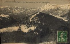 CPA L'Auvergne Pittoresque Le Lioran en Hiver et le Puy Griou 