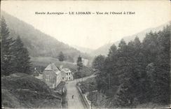 CPA Haute Auvergne Le Lioran Vue de l'Ouest a l'Est 