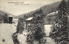 CPA Le Lioran sous la Neige Cantal La Vallee 