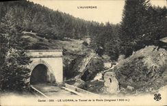 CPA L'Auvergne Cantal Le Lioran le Tunnel de la Route 