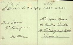 CPA L'Auvergne Le Plomb du Cantal vu de la Route du Lioran a Vic sur Cere 