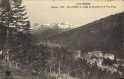 CPA L'Auvergne Cantal Le Lioran la Vallee de Rombiere et le Puy Griou 