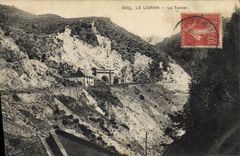 CPA Le Lioran Le Tunnel 