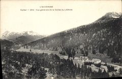 CPA L'Auvergne Vue generale de la Vallee du Lioran 