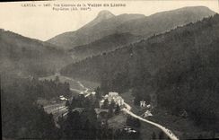 CPA Cantal Vue Generale de la Vallee du Lioran Puy Griou 