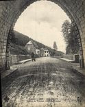 CPA Cantal Le Lioran Sortie du Tunnel Cote du Lioran 
