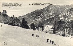 CPA Le Cantal Pittoresque Le Lioran en Hiver La Vallee 