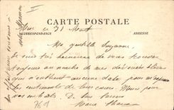 CPA Environs d'Aix en Provence Roquefavour Avenue de la Gare