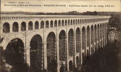 CPA Environs d'Aix en Provence Roquefavour Aqueduc 