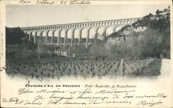 CPA Environs d'Aix en Provence Pont Acqueduc de Roquefavour 