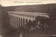 CPA Roquefavour Vue Generale de l'Aqueduc 