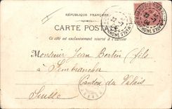 CPA Roquefavour Depuis la Gare au Pont