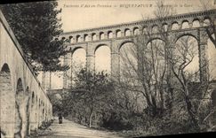 CPA Environs d'Aix en Provence Roquefavour L'Aqueduc de la Gare 