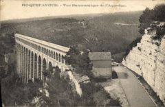 CPA Roquefavour Vue Panoramique de l'Aqueduc 