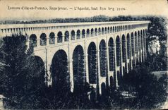 CPA Environs d'Aix en Provence Roquefavour L'Aqueduc 